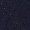 Dark Blue Silk Nehru Jacket with Bead Work